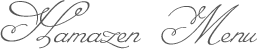 Hamazen Menu